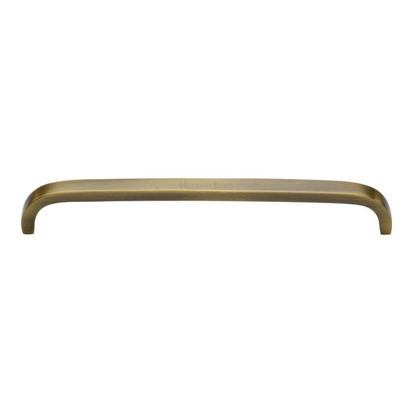 C1800 203-AT • 211 x 203 x 32mm • Antique Brass • Heritage Brass Flat D Pattern Cabinet Pull Handle